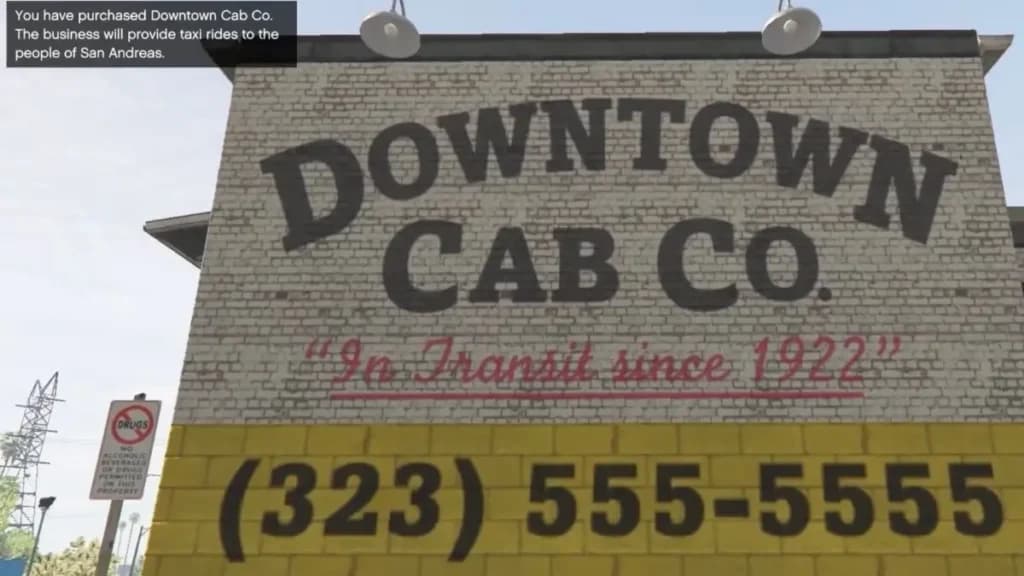 GTA 5 downtown cab