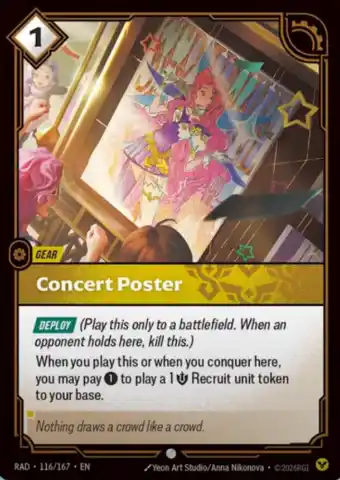Concert Poster Gear Riftbound