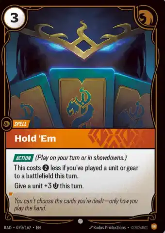Hold Em Spell Radiance Riftbound