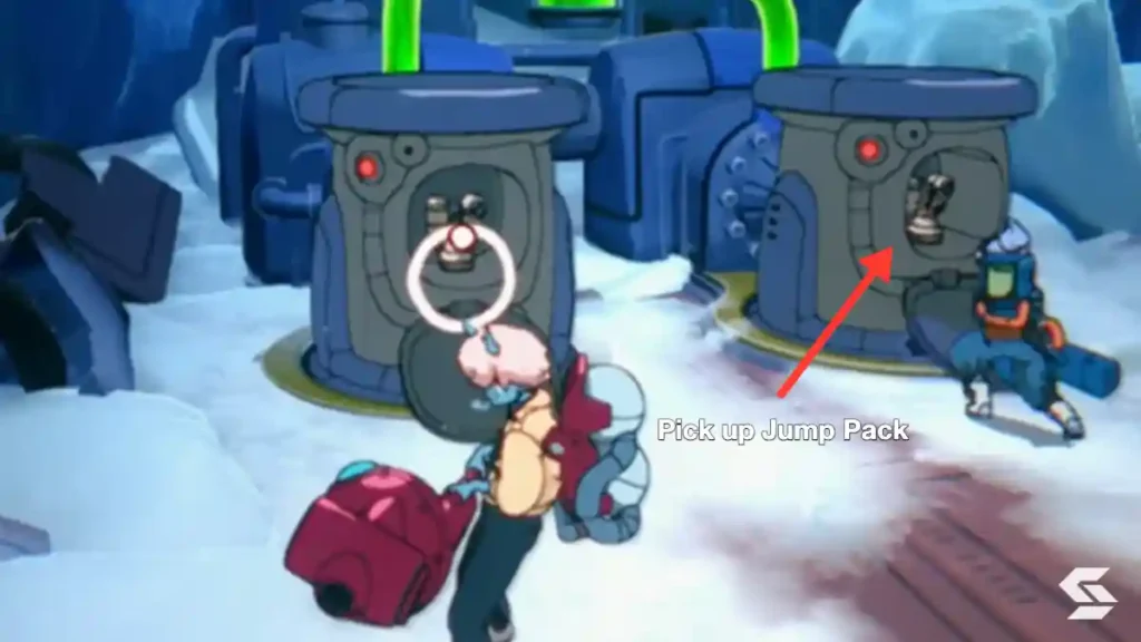 Jump pack orbitals location