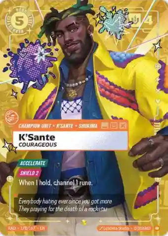 K Sante Courageous Overnumber