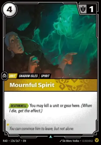 Mournful Spirit Unit Radiance Riftbound