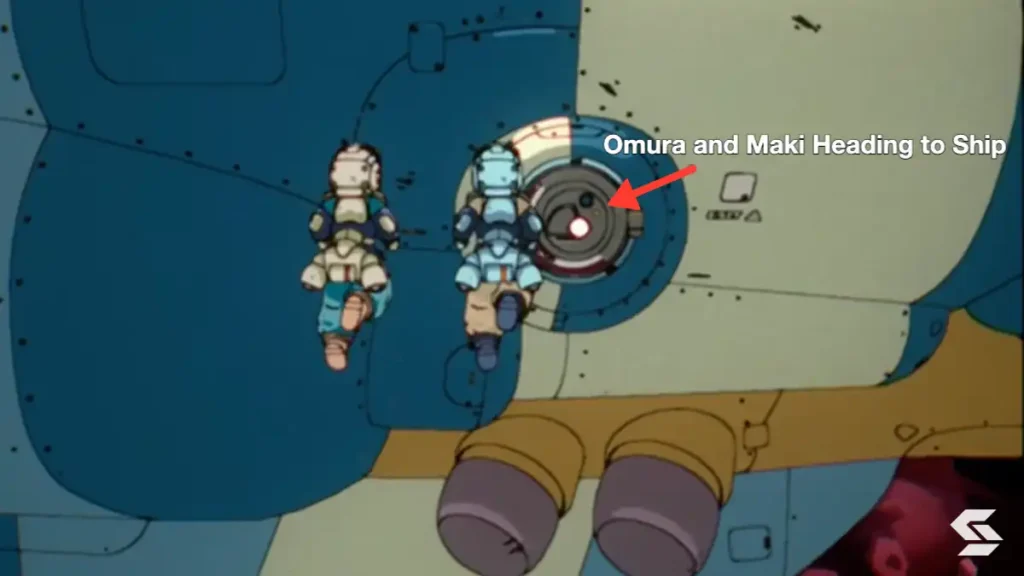 Omura and Maki Heading to Ship