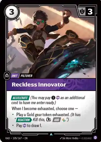 Reckless Innovator Unit Radiance