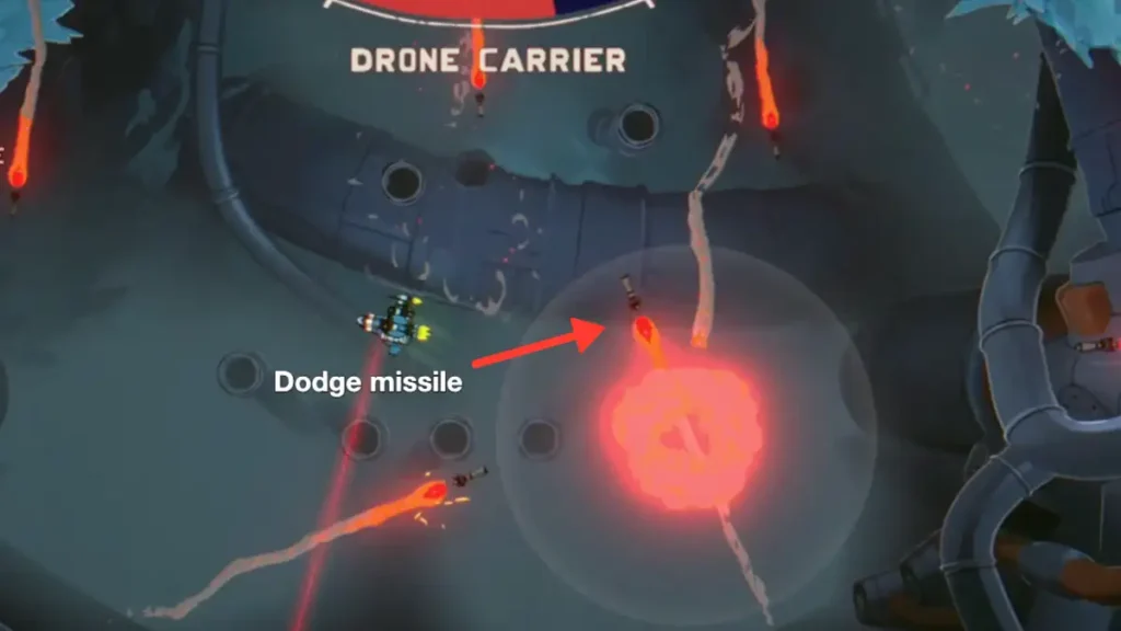 dodging missiles orbitals