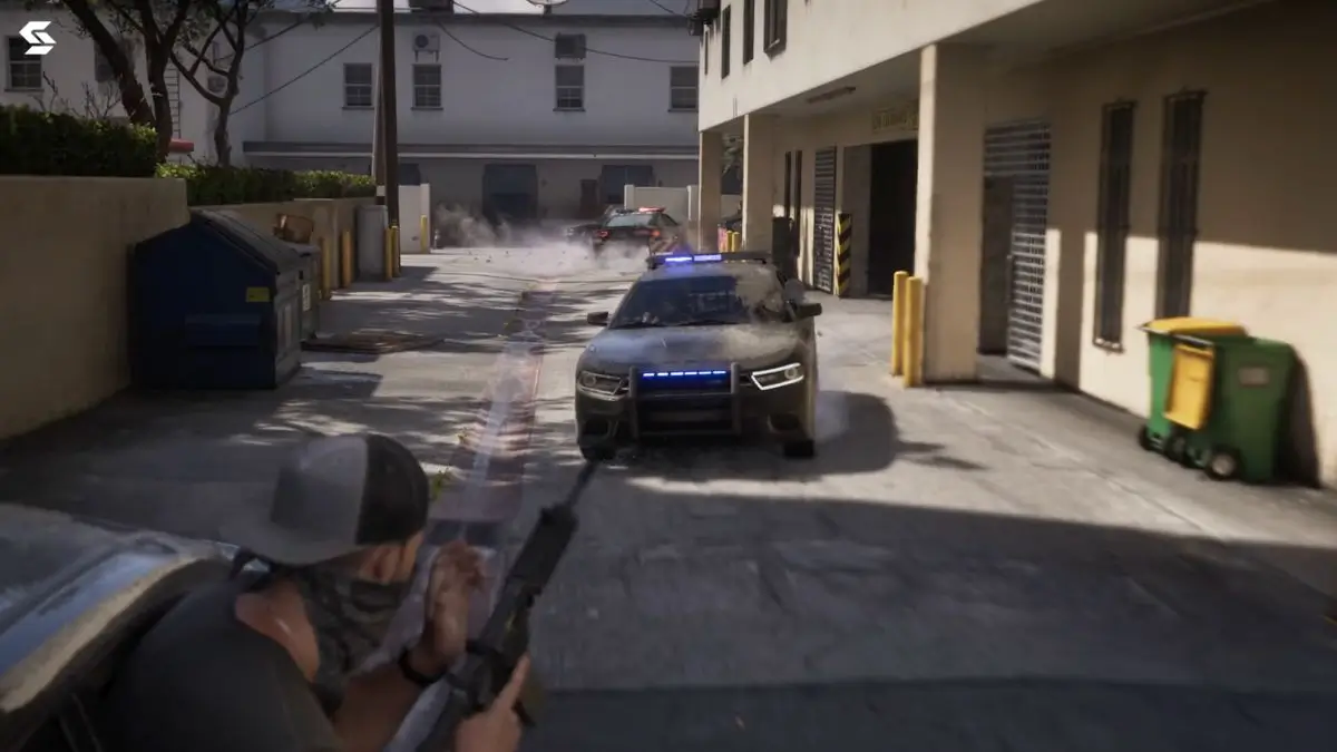 jason shooting cops in a chase in gta 6