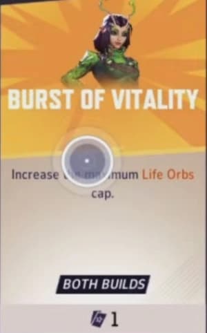 Burst of Vitality