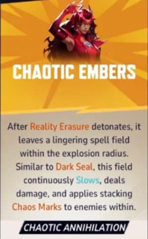 Chaotic Embers