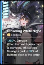 Flickering White Night