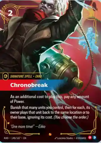 Chronobreak Ekko Signature Spell Radiance