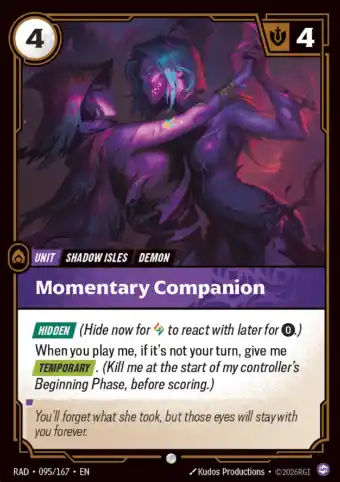 Momentary Companion Unit Radiance Riftbound