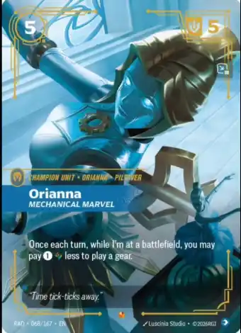 Orianna Mechanical Marvel Champion Unit Radiance