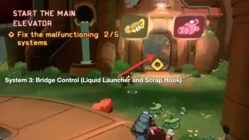 System 3 Bridge Control (Liquid Launcher and Scrap Hook)