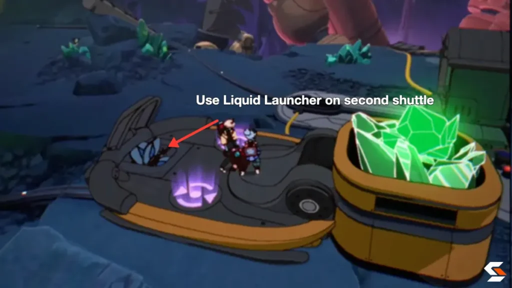 Using Liquid Launcher on second shuttle