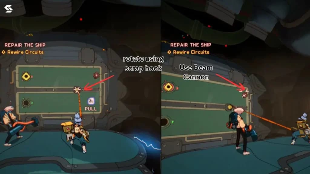 circuit number 2 solution in ship