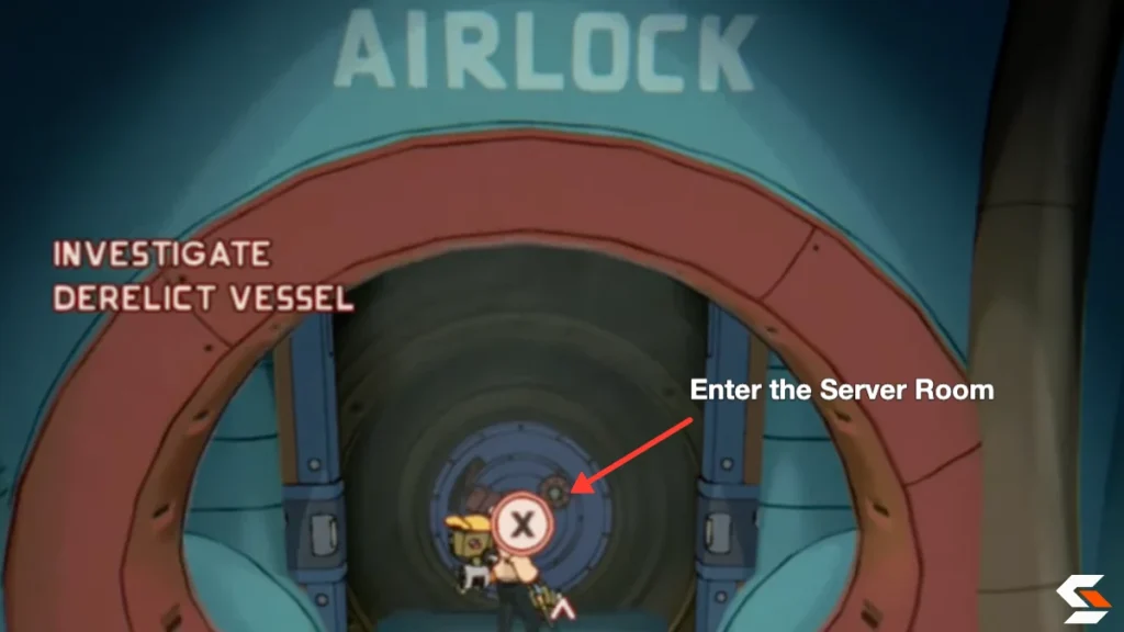 entering server room orbitals