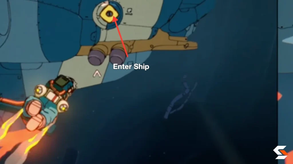 entering ship orbitals