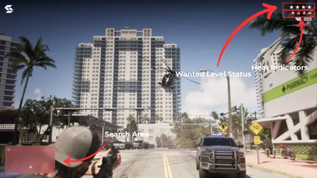 escaping a police chase in gta 6