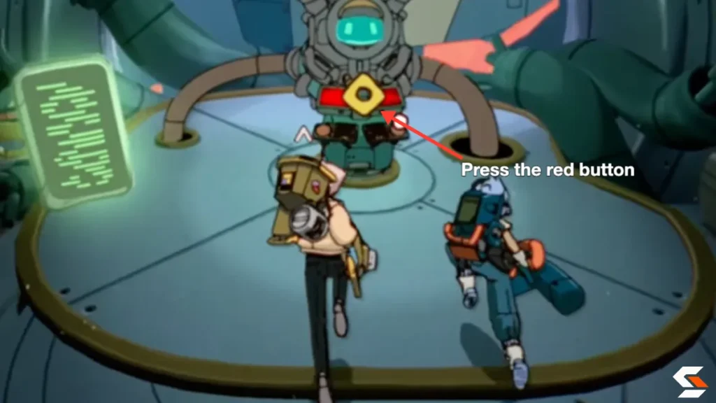 investigating server room in orbitals