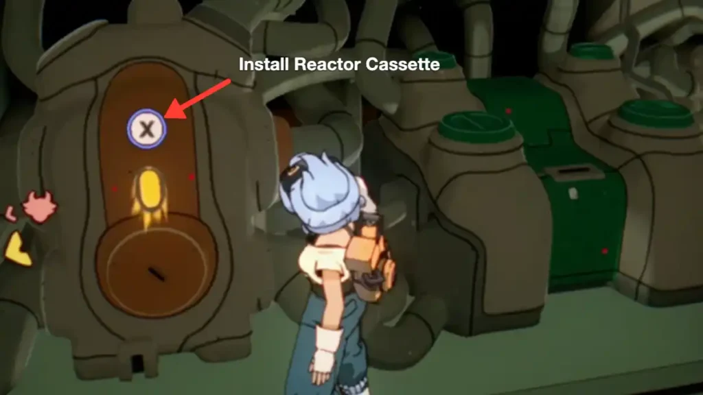 maki installing first reactor cassette orbitals
