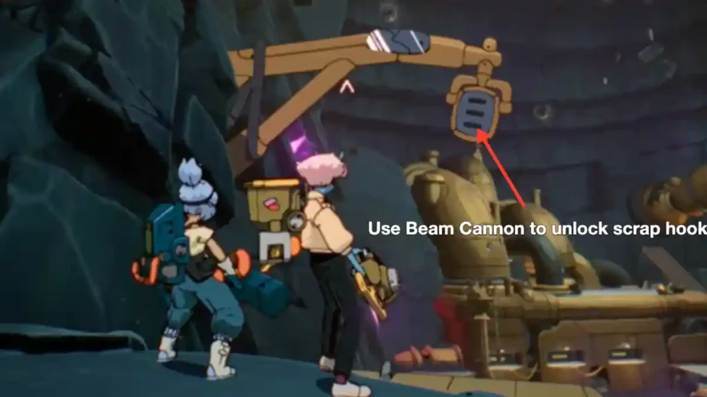 maki using beam cannon in orbitals