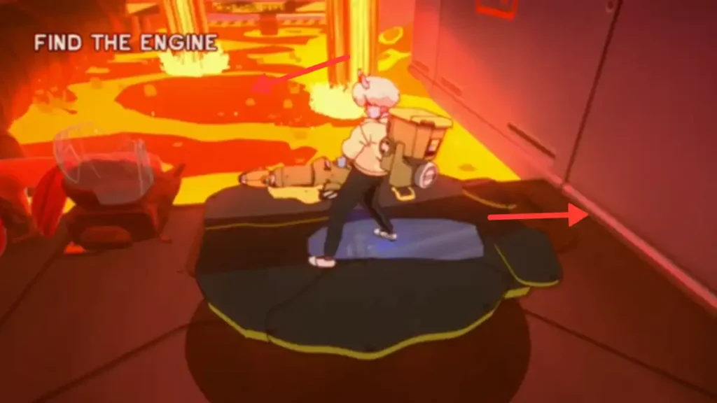 omura standing on top of bot