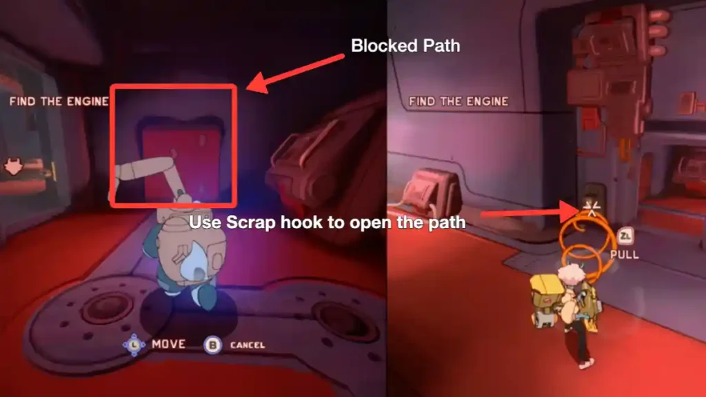 opening blocked path for bot