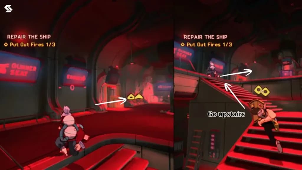 second fire location on the ship orbitals