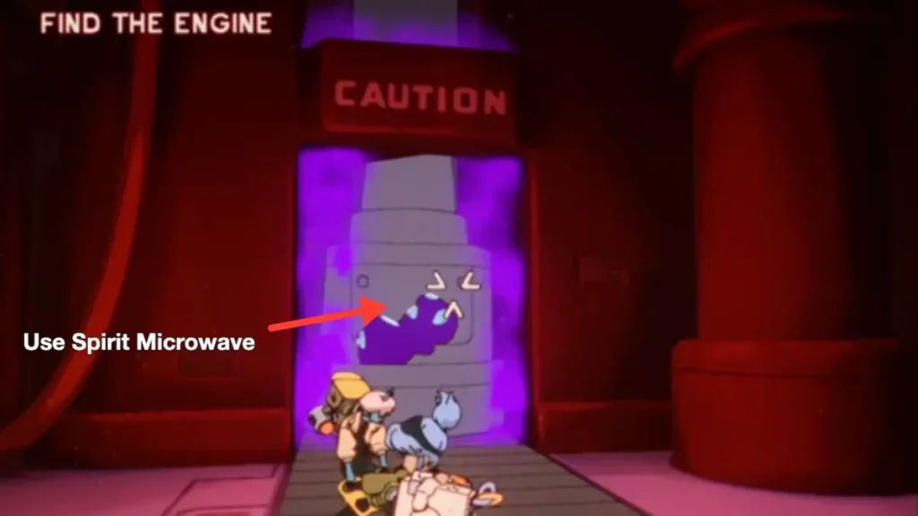 using spirit microwave to raise a piston