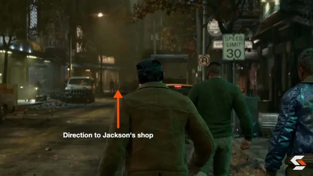 Direction to Jackson shop