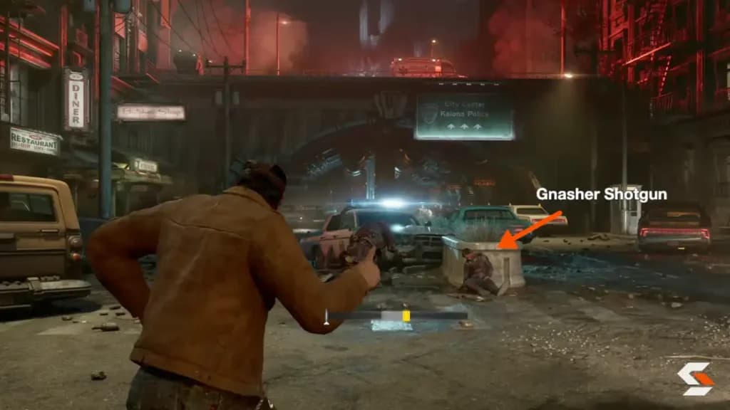 Gnasher Shotgun Location gears of war eday act 1