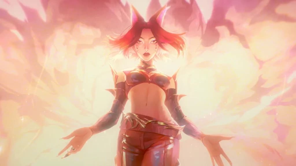 LoL KDA Firestarter ahri wallpaper skin 1 transformation