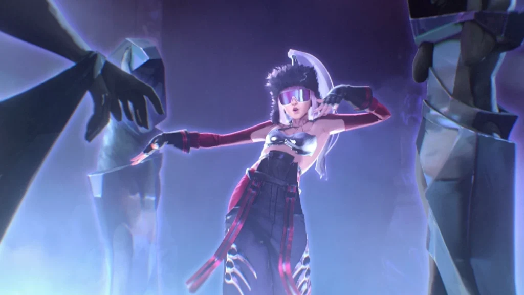 LoL KDA Firestarter akali outfit 1 dancing