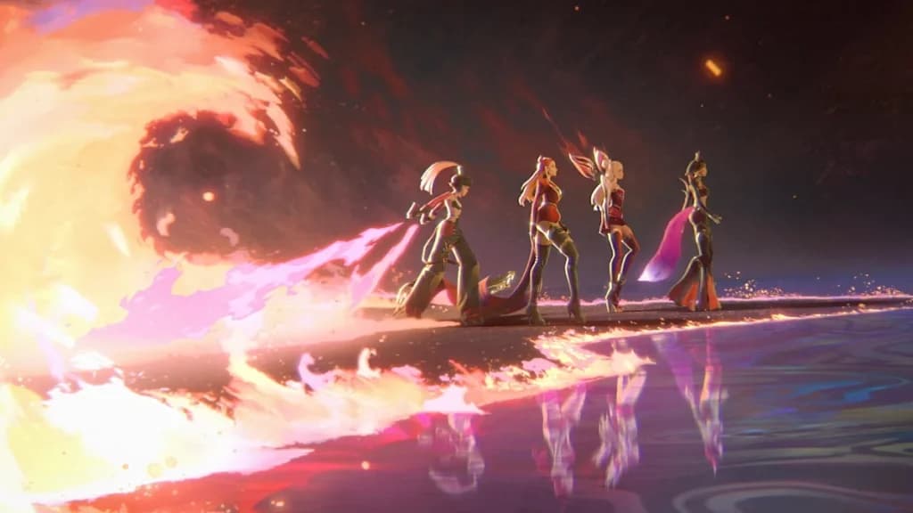 LoL KDA Firestarter group walk wallpaper