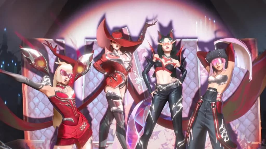 LoL KDA Firestarter skins outfit 1