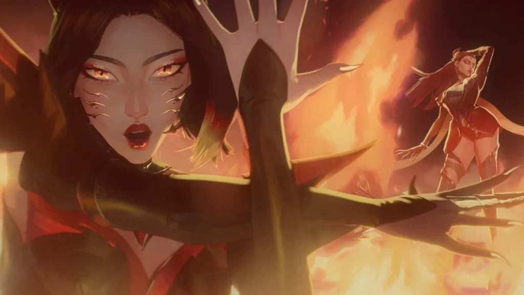LoL KDA Firestarterahri and evelynn wallpaper