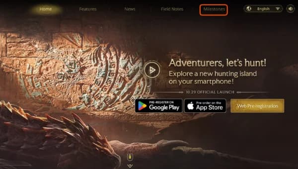 Monster hunter outlanders official website homepage